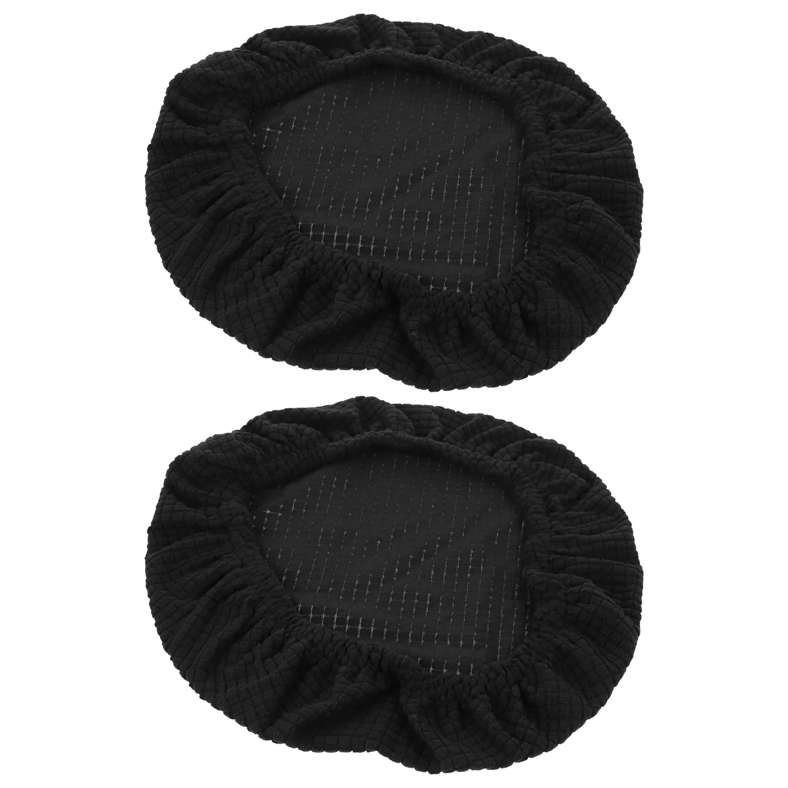 

2 PCS Dining Chair Covers Stool Chairs Protective Cartoon Barstool Bride Elastic