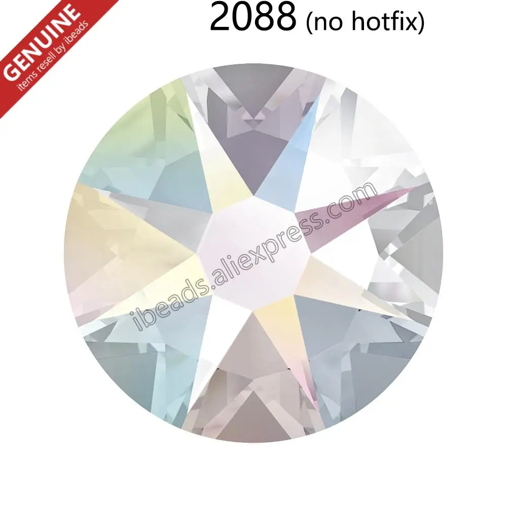 100% أصلي 2058 XILION 2088 XIRIUS Rose بدون إصلاح حجر الراين المسطح من النمسا ستراس لمجوهرات جوهرة الأسنان لفن الأظافر