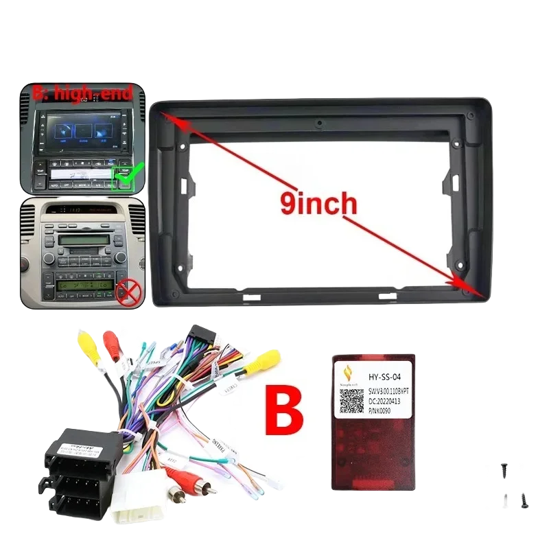 

Для HYUNDAI 2008 AZERA TG AV 9 дюймов автомобильное радио Android стерео аудио экран мультимедийный видеоплеер навигационные кабели жгут рамка