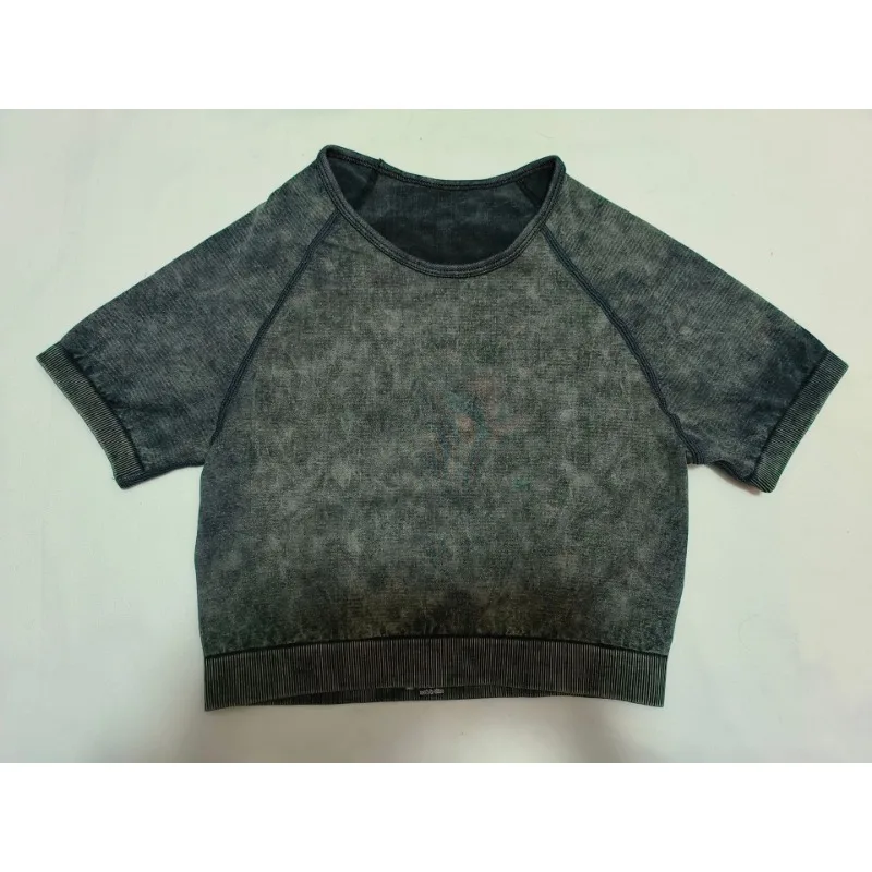 الرياضة عالية الخصر طماق النساء الخامس الظهر الخصر الجوارب بسط سليم اليوغا اللياقة البدنية مجموعة سلس قصيرة الأكمام السراويل والسراويل مجموعة