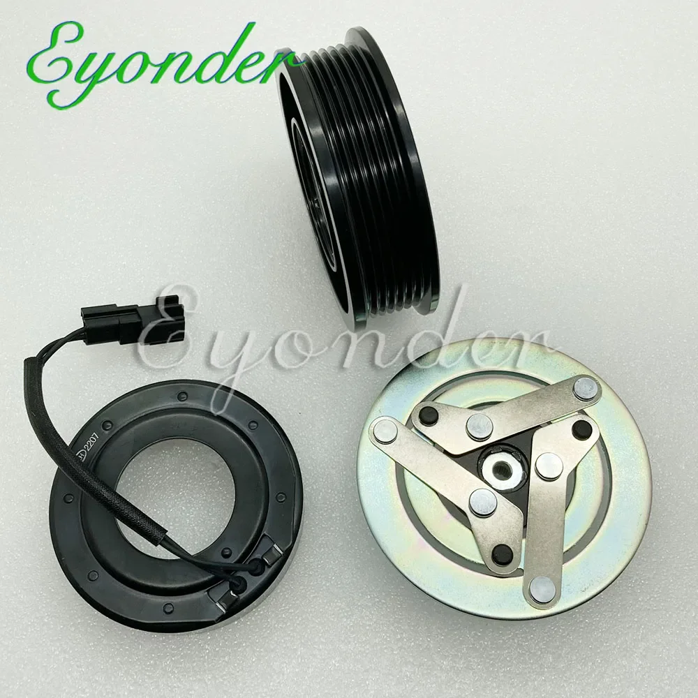 A/C AC Compressor Clutch Pulley for FORD Grand C-MAX II FOCUS III GALAXY II MONDEO IV S-MAX  1671720 1693622 1694191 1697034