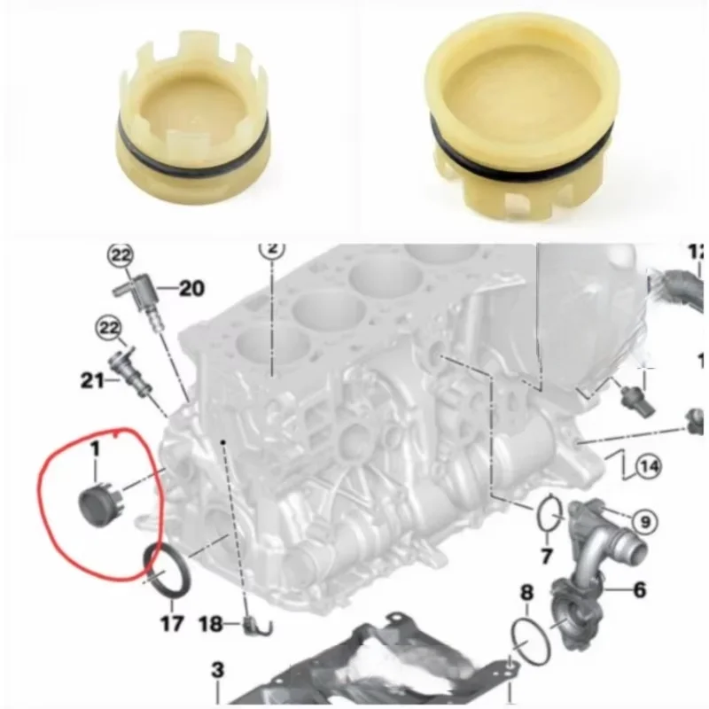 11117797932 7797932 Cylinder Head Gasket 2PC/ 10PCS For BMW E81 E87 E36 E46 E90 E91 B48 N47 F20 F21 F22 F23 Seal Cam Cover New