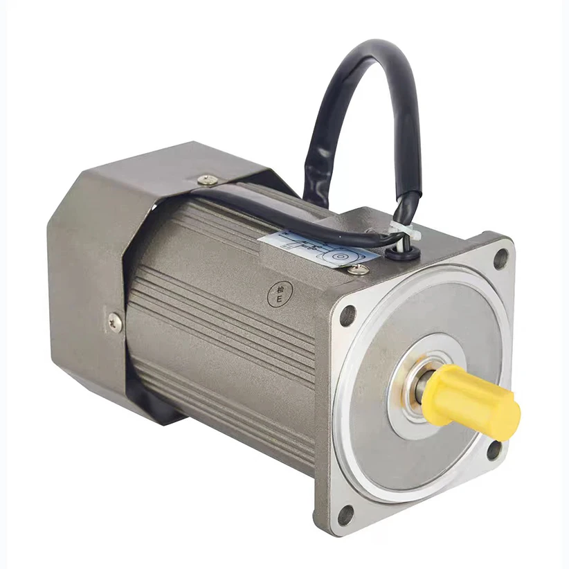 

90mm Flange 120W AC Motor with 2 Pairs 1-Phase Capacitor 3-Phase Inductance Universal Electric Motor Transmission