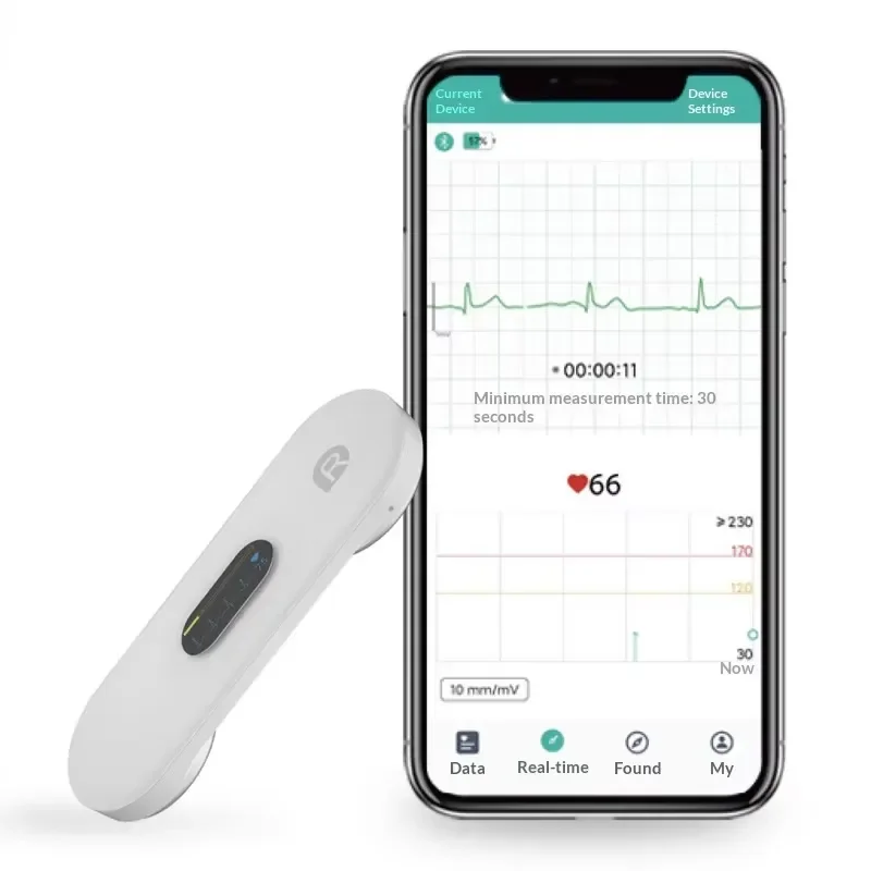 Lepu ER2-S White Rechargeable Detector & Heart Monitor Handheld Recorder China