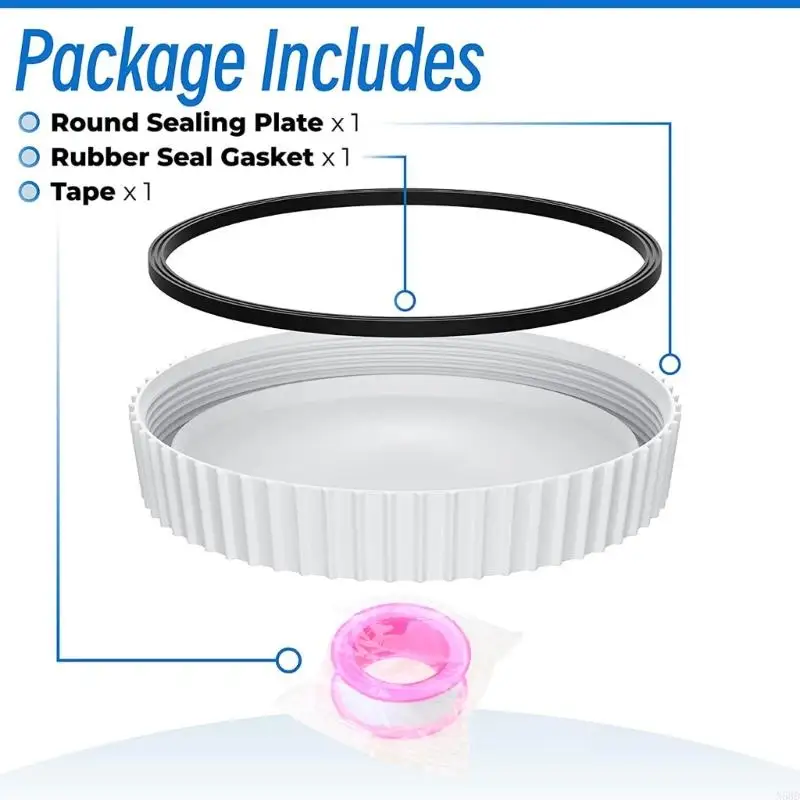 Cubierta bombas Skimmer Tapa drenaje Skimmer para Krystal Clear Summer N58D