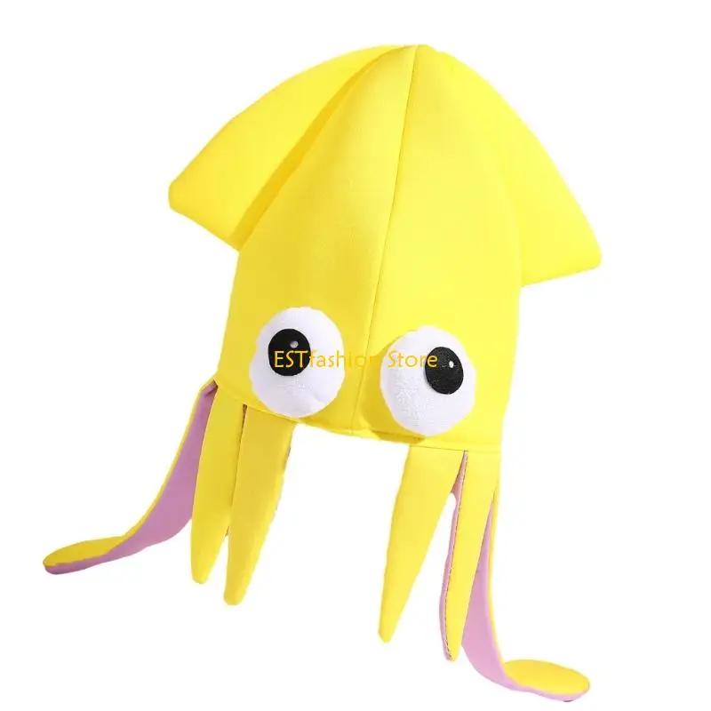 Y5GC Comfortabele Fabric Devilfish Caps for Costumes Festivals Cosplay Event Kids volwassenen