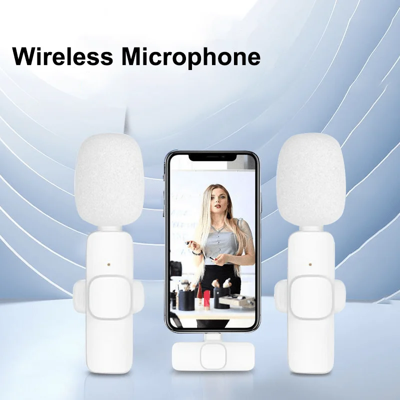Kabelloses Ansteckmikrofon Mini 2,4G Mikrofone für iPhone 15/16/17 Android Geräuschunterdrückung Interviews Vlogging Videoaufnahmen – Detail 1
