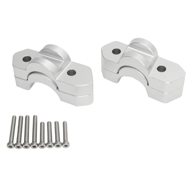 XA6H Adjustable Handlebar Mount 15/30mm Height Mount Clamp Handle Bar Risers Mount Clamp for Better Riding Position for R1300