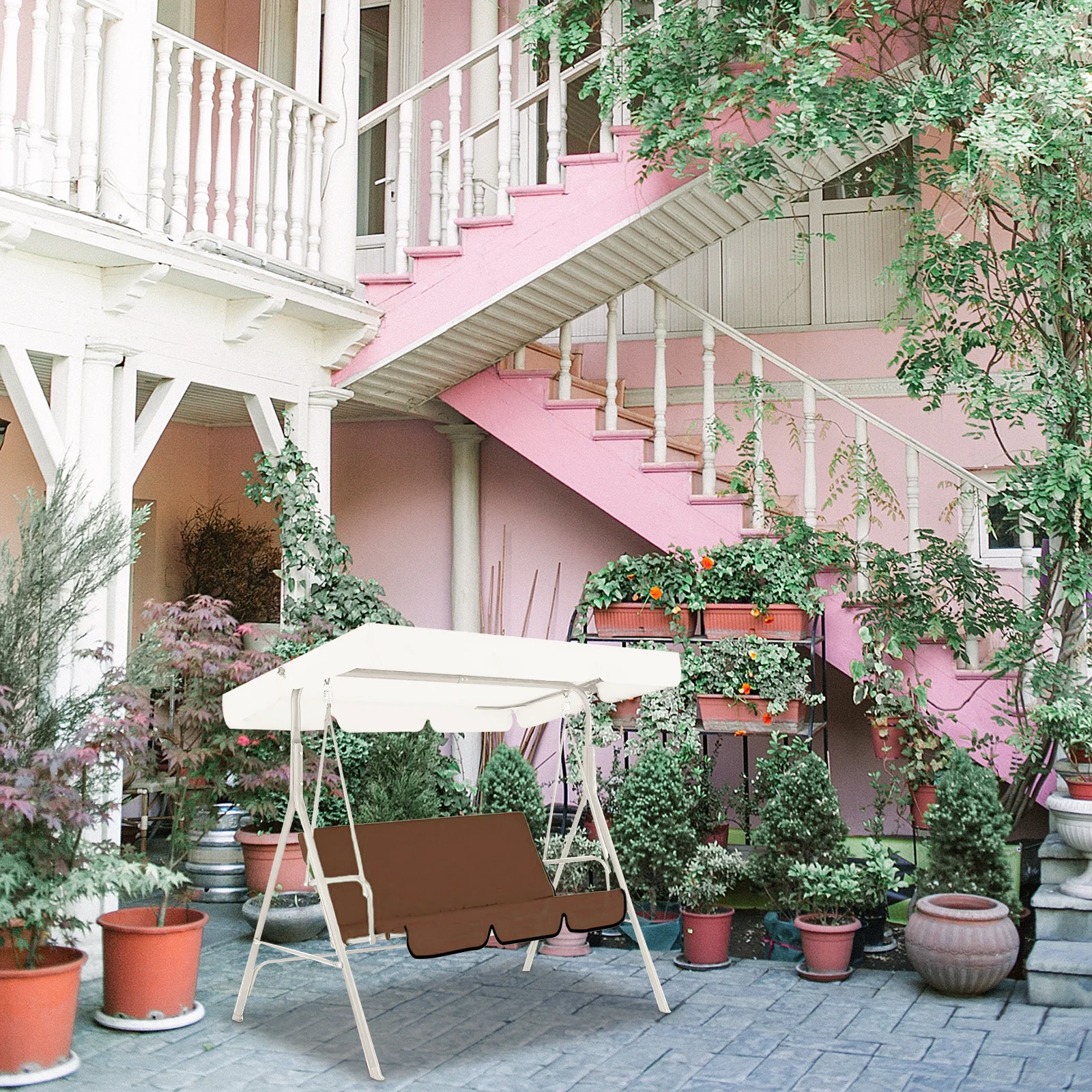 

Waterproof Swing Seat Cover Durable Weatherproof Protector for Garden Patio Yard Outdoor Use Uv Protection Easy to Install and