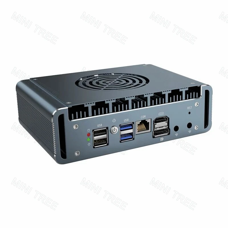 Fan Cooling Mini Firewall Server 6xi226 2.5G Lan Intel Core i7-13620H i5-1345U PFsense Ubuntu Mini PC Gateway DDR5 RAM 2.5" SATA
