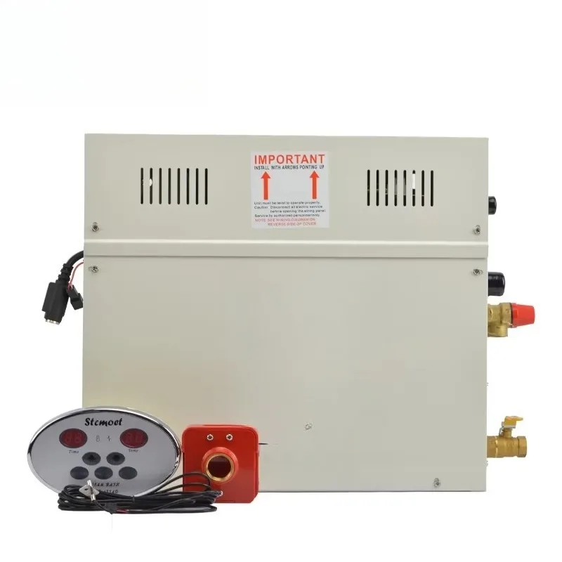 3kw 4.5kw 6kw 8kw مولد آلة ساونا البخار لـ Hammam حمام ساونا غرفة البخار الرطب 2-شخص لوحة التحكم