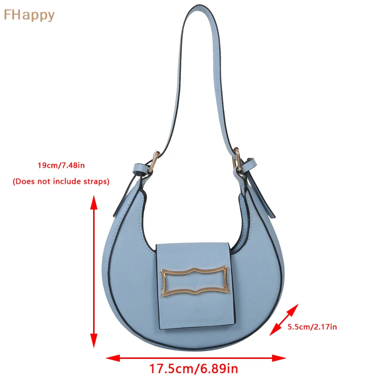 New Luxury Shoulder Bag Women\'s Niche Crescent Armpit Bag Casual Retro Underarm Bag Phone Bag Handbag Pouch