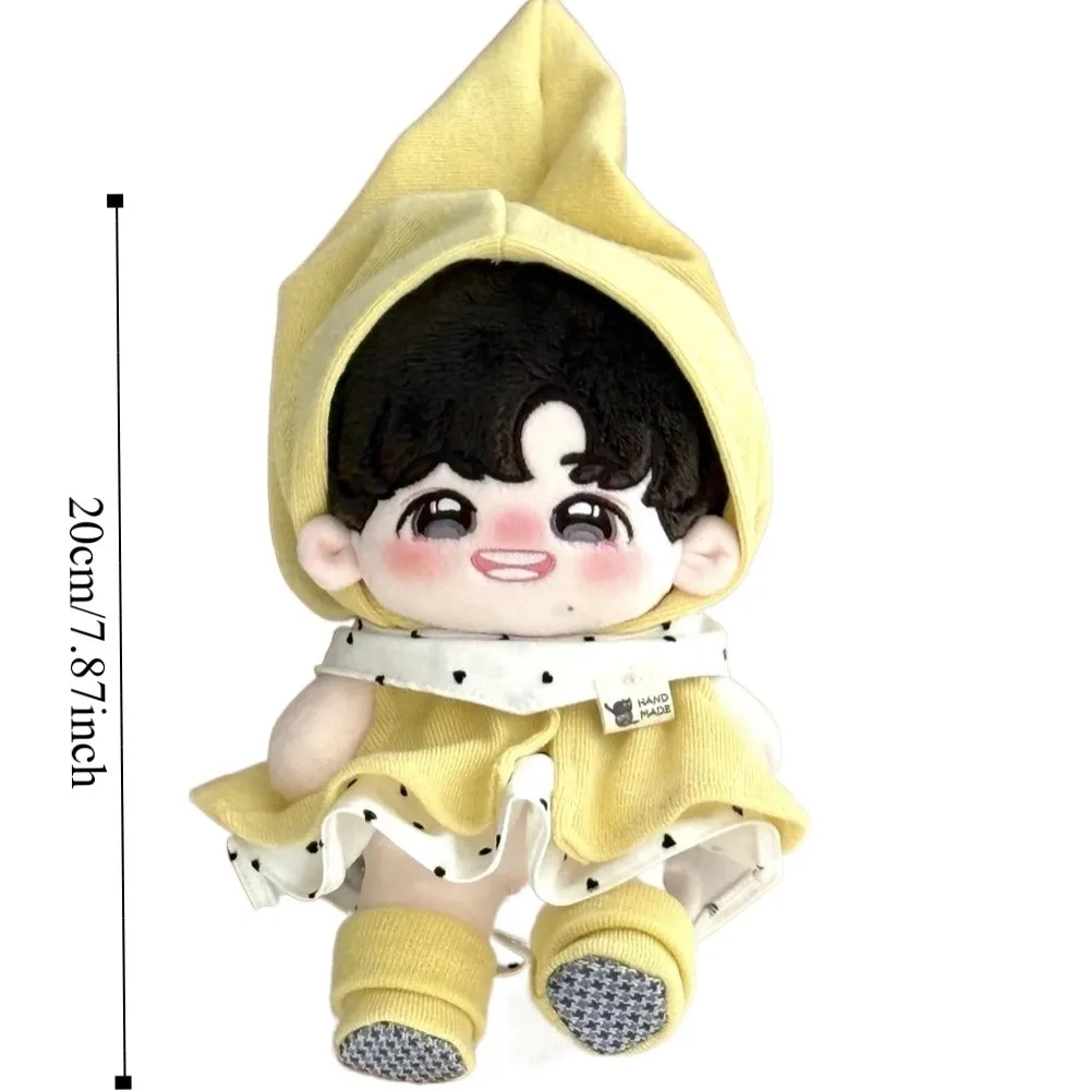 Elven Umhang 20 cm Baumwolle Puppenkleidung Rock mit Schuhen Niedliche Puppenkleidung Dress Up Cartoon Baumwolle Puppenkleidung Kindergeschenk