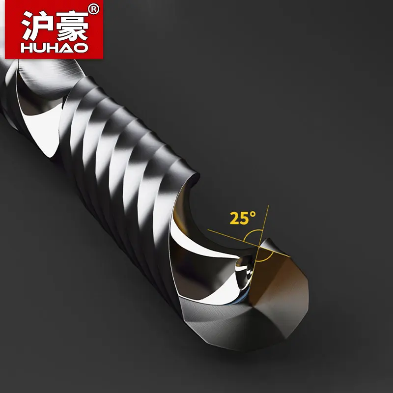 HUHAO واحد الناي دوامة نهاية مطحنة 3.175 / 4/6 عرقوب دوامة طحن Cutte CNC ثلاثية الأبعاد النقش نحت بت ل الاكريليك PVC الخشب MDF