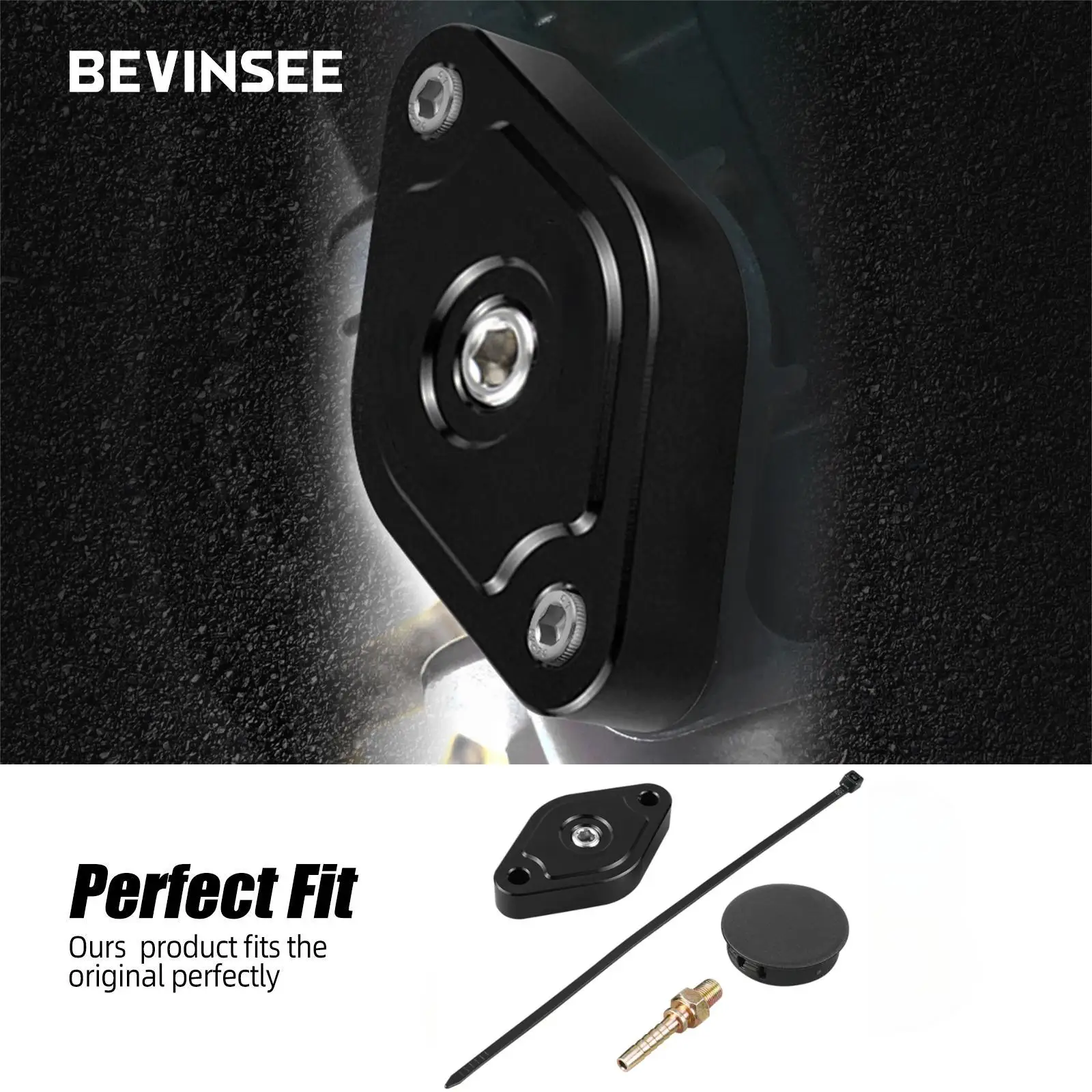 مجموعة أدوات رمز الصوت من الألومنيوم من BEVINSEE لسيارة Ford Focus Mk3 2.0 ST Turbo Ecoboost 2013-2018، ملحقات السيارة