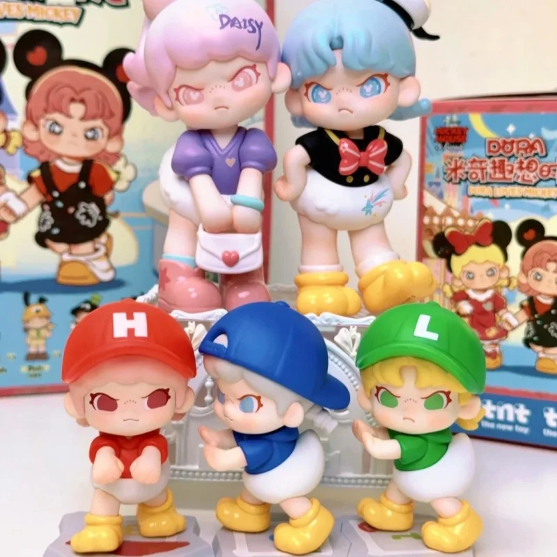 

Серия Dora Love Mickey, коробка-сюрприз, слепая коробка, Дейзи, Дональд Минни, Микки Пит, Плутон, Гуфи Уи, Деви, Лоуи, Чипсовая модель Kawaii