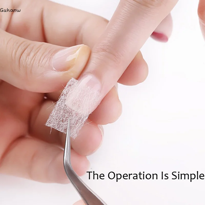 

【WHB43】10/20Pcs Silk Fiberglass For Nail Extension Form Non-Woven Silks UV Gel Fiber