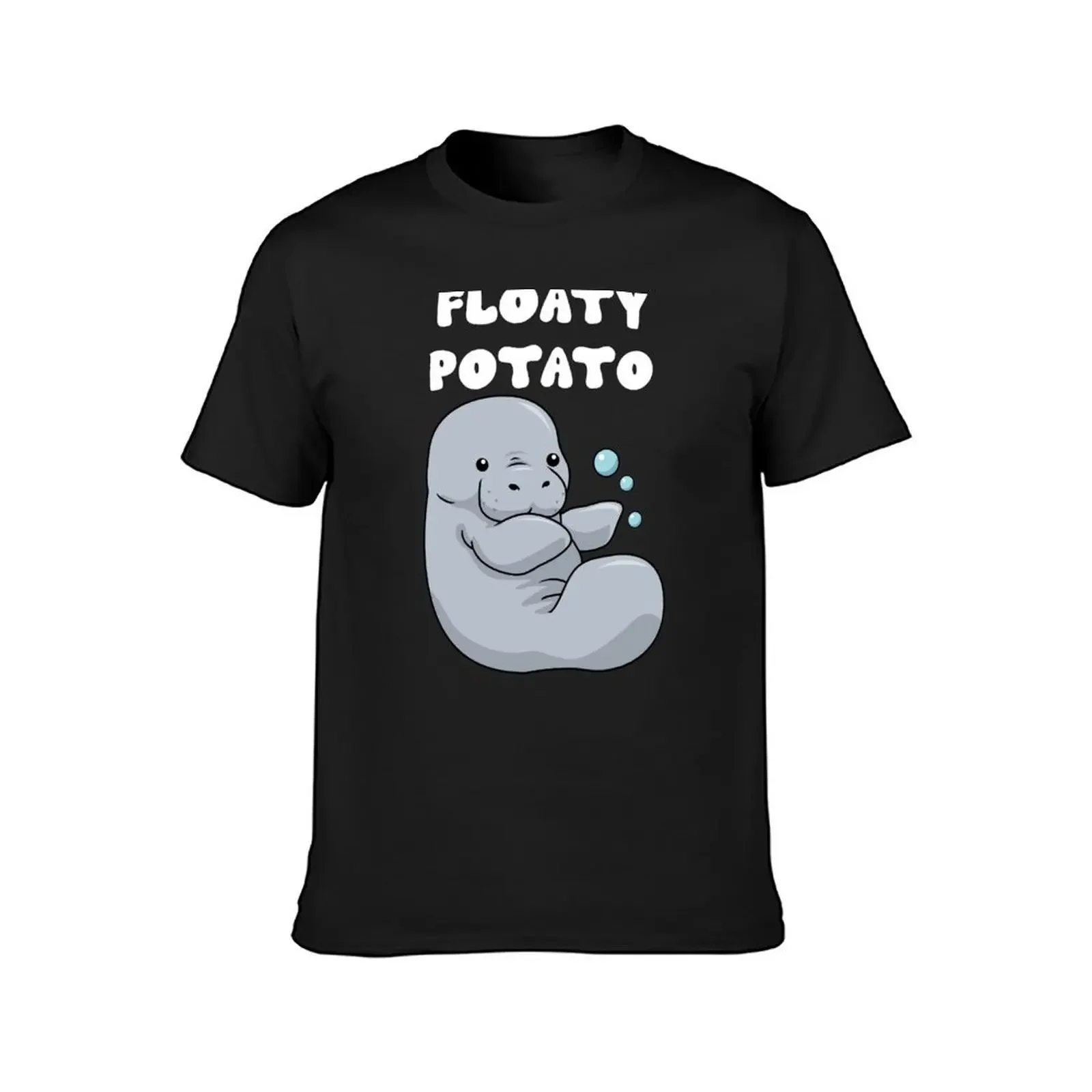 Manatee Gifts Save The Manatees Floaty Potato T-Shirt animal prinfor boys oversized t shirt men