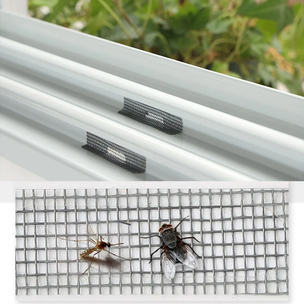 Mosquito Window Screen Repair Tape 10 Pcs Fiberglass Mesh Patches Strong Adhesive for Door Tent Pool Dark Grey