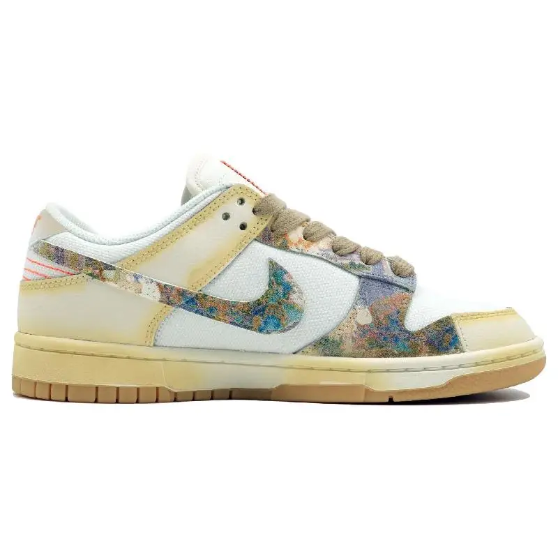 【Customize】Nike Dunk Skateboarding Shoes Unisex Low-top Purple Sneakers shoes FJ5475-100