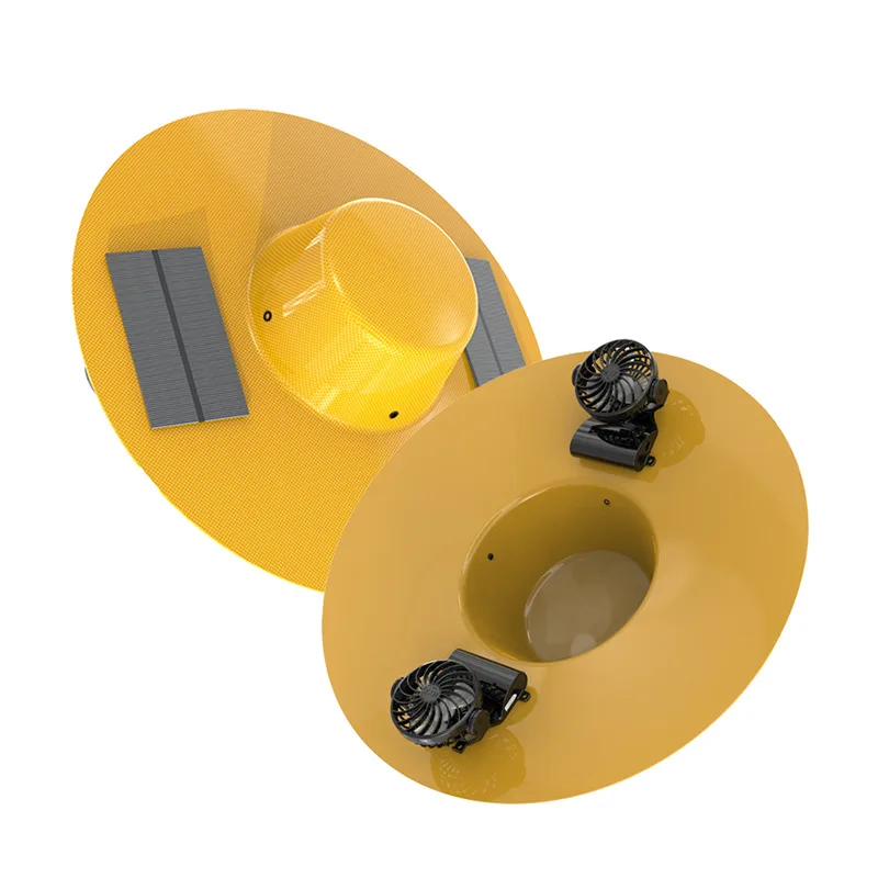 

Solar, Fan, Hat, Men's, Outdoor, Shade, Rainproof, Foam