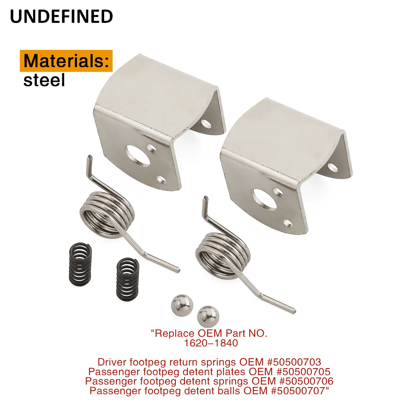 Footpeg Mounting Hardware For Softail Sport Glide FLSB Fat Bob Street Bob Standard FXST Replace OEM Part NO.1620-1840 view 2