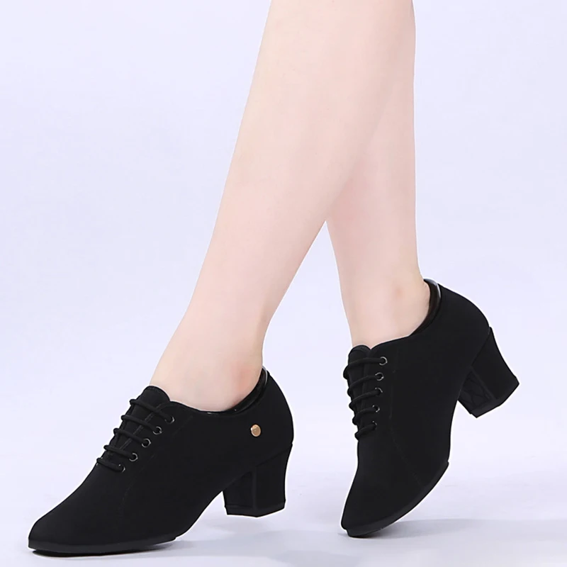 Women Ballroom Dance Shoes Practice Shoes Standard Modern Teaching Professional Performance Latin Salsa Dance Shoes Women
