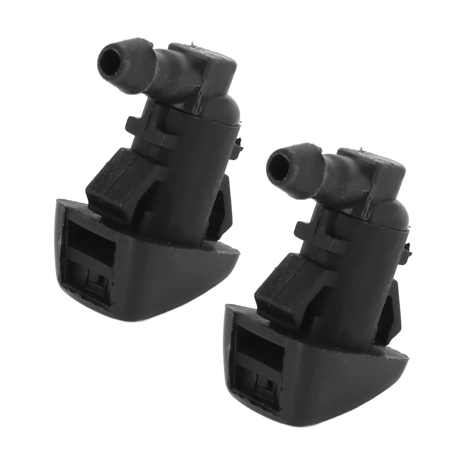 Pair of Rugged Windshield Washer Nozzles 8S4Z17603AA for car with Simple Installation, Stable Spray, Wear Resistant