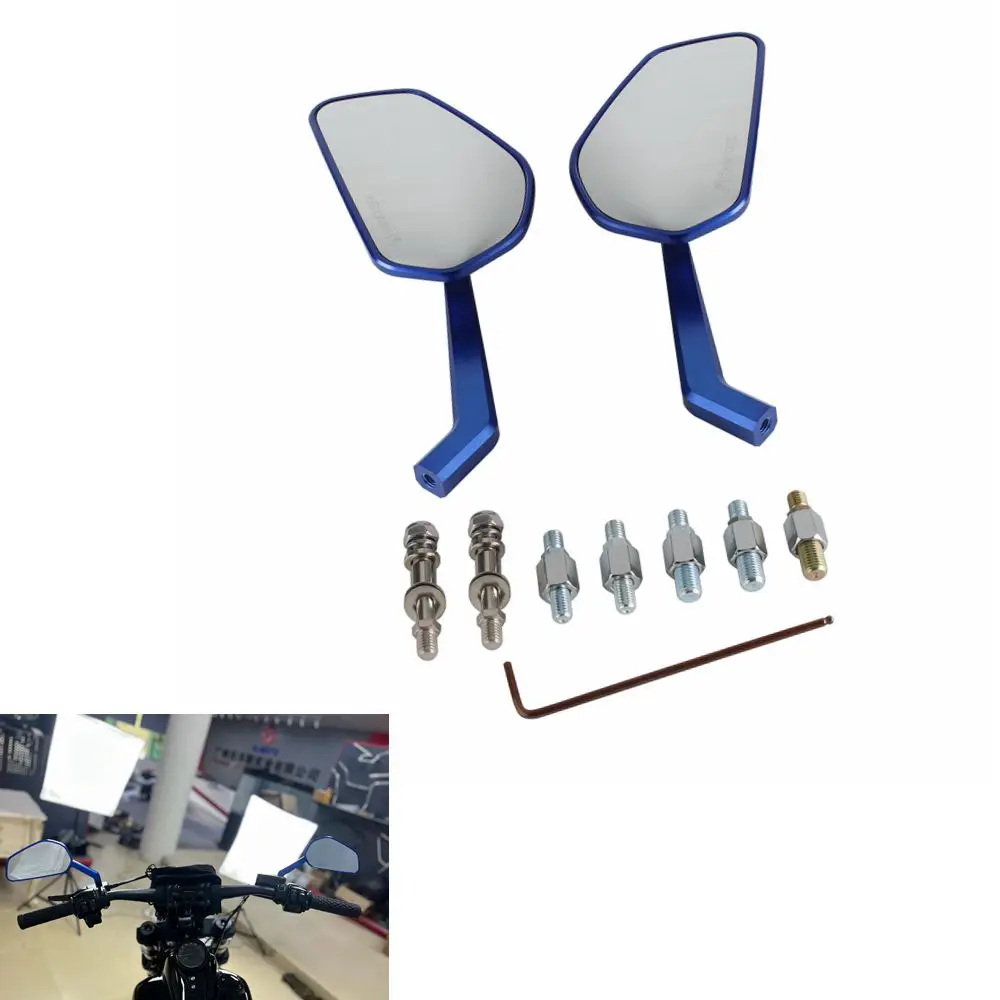 Universal Motorcycle Side Rear View Mirror for Harley BMW R18 Series Models 8 mm 10 mm  Thread