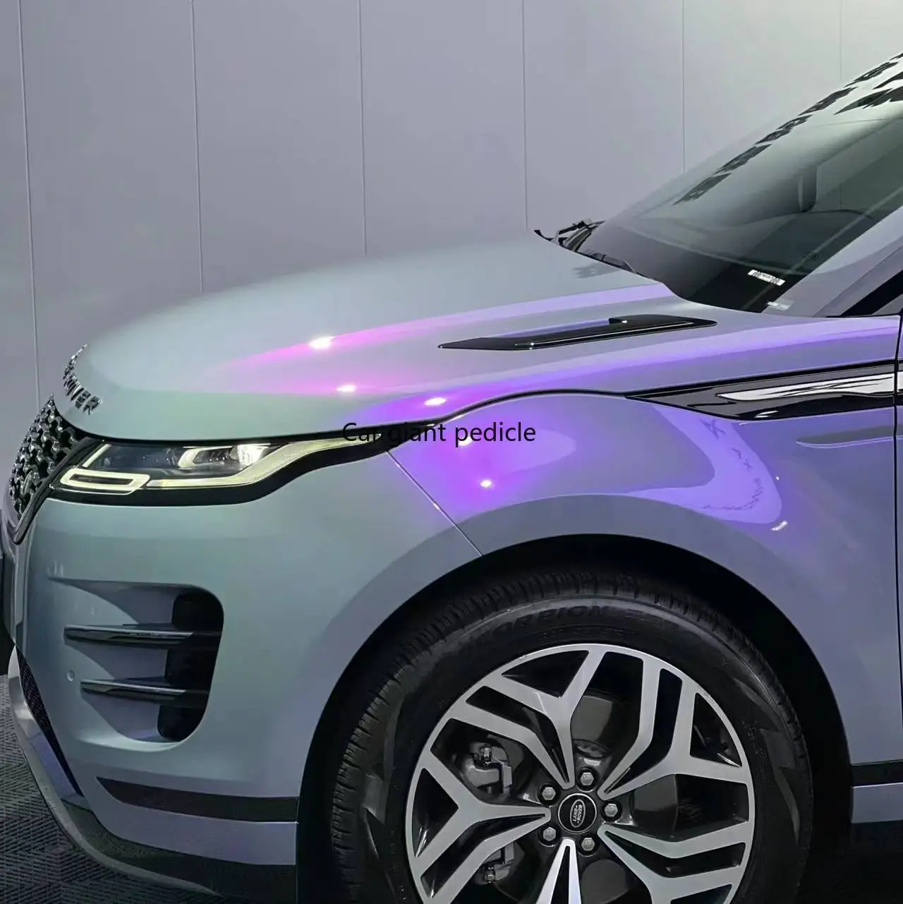 Highest qualityGloss Grey Purple  vinyl Wrap Film Car Wrap Film Non degumming Non fading quality Warranty 1.52M*17M roll