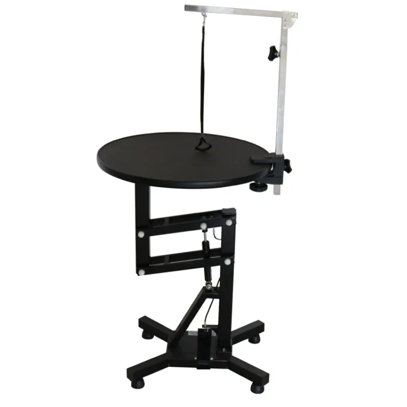 

Black Round Design Small Pet Cat Dog Grooming Units Table