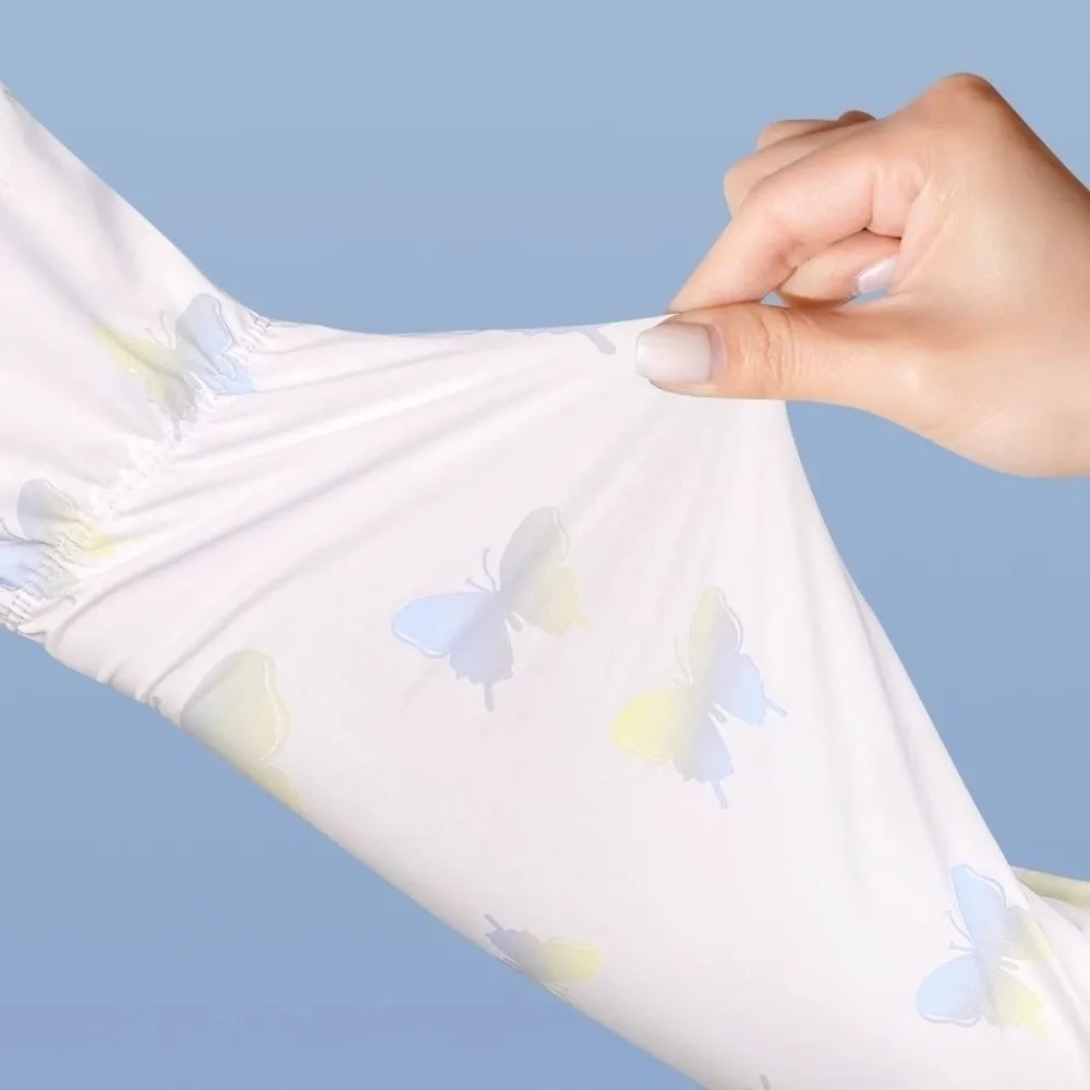 Anti-Sunburn Sun Protection Sleeves Breathable Loose Fit Ice Silk Sleeves Lightweight & Thin Comfortable Arm Sleeves Cycling