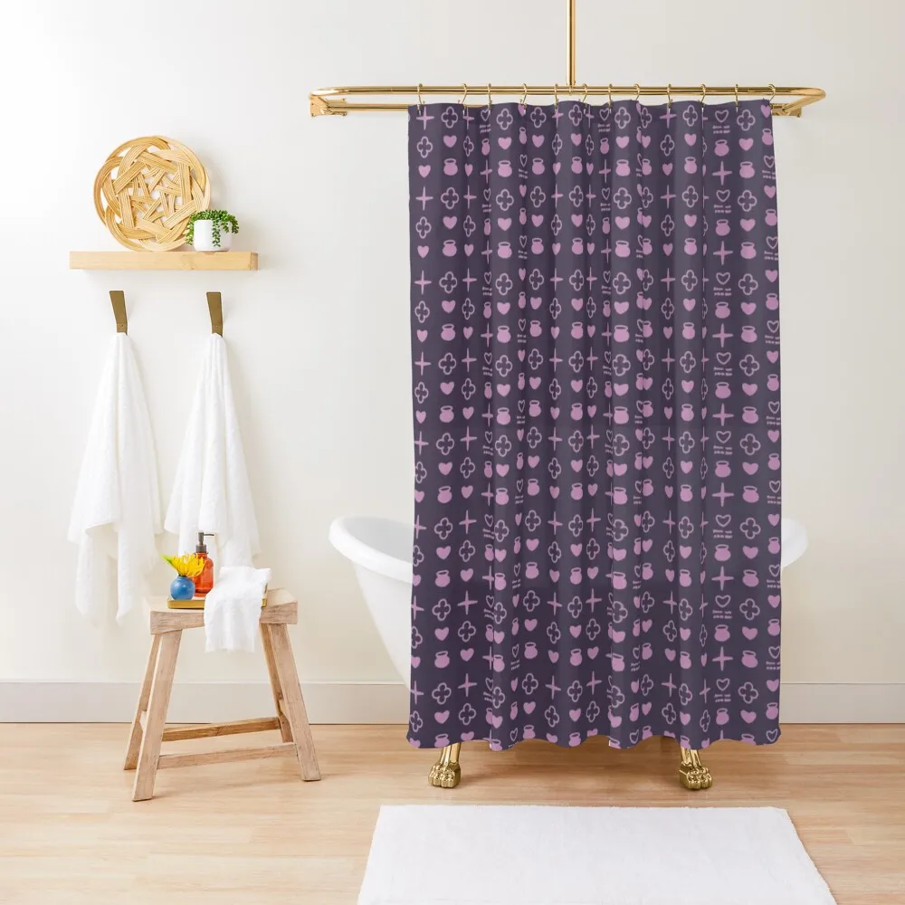 ninomae ina nis tentacles pattern Shower Curtain Bathroom Deco Modern Showers For Bathroom Curtain