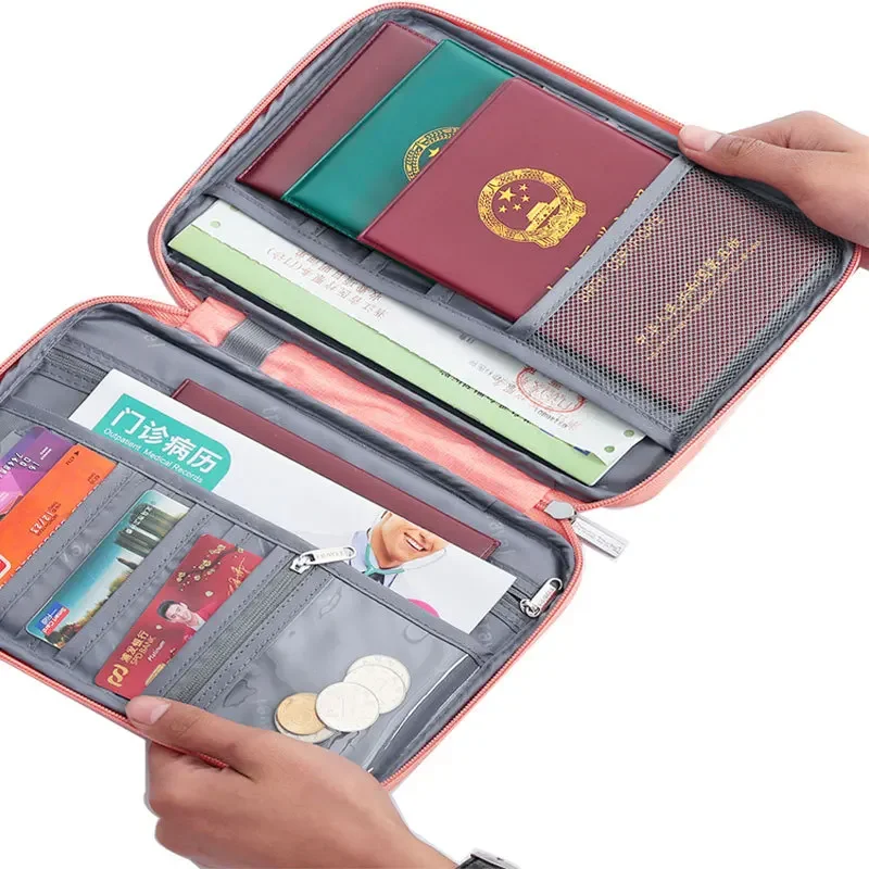 Hot Travel Wallet Family Passport Holder Creative Waterproof Document Case Organizer Travel Accessories Document Bag Cardholder