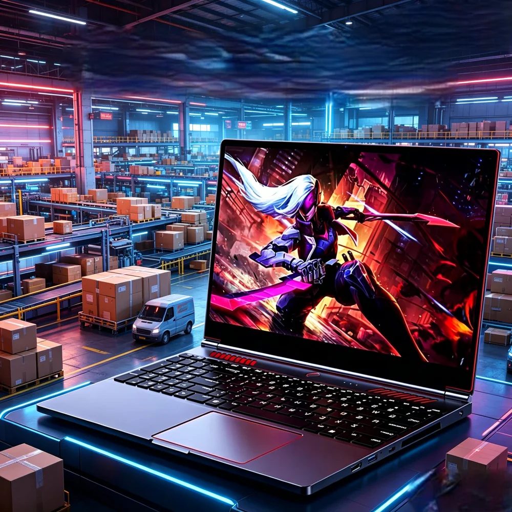 Portátil para Juegos Ultrafino HD de 16.1 Pulgadas, Gráficos Dedicados RTX 4050 de 6GB, Procesador Intel Core I9/i5, Windows 11 Pro, Memoria Dual DDR5