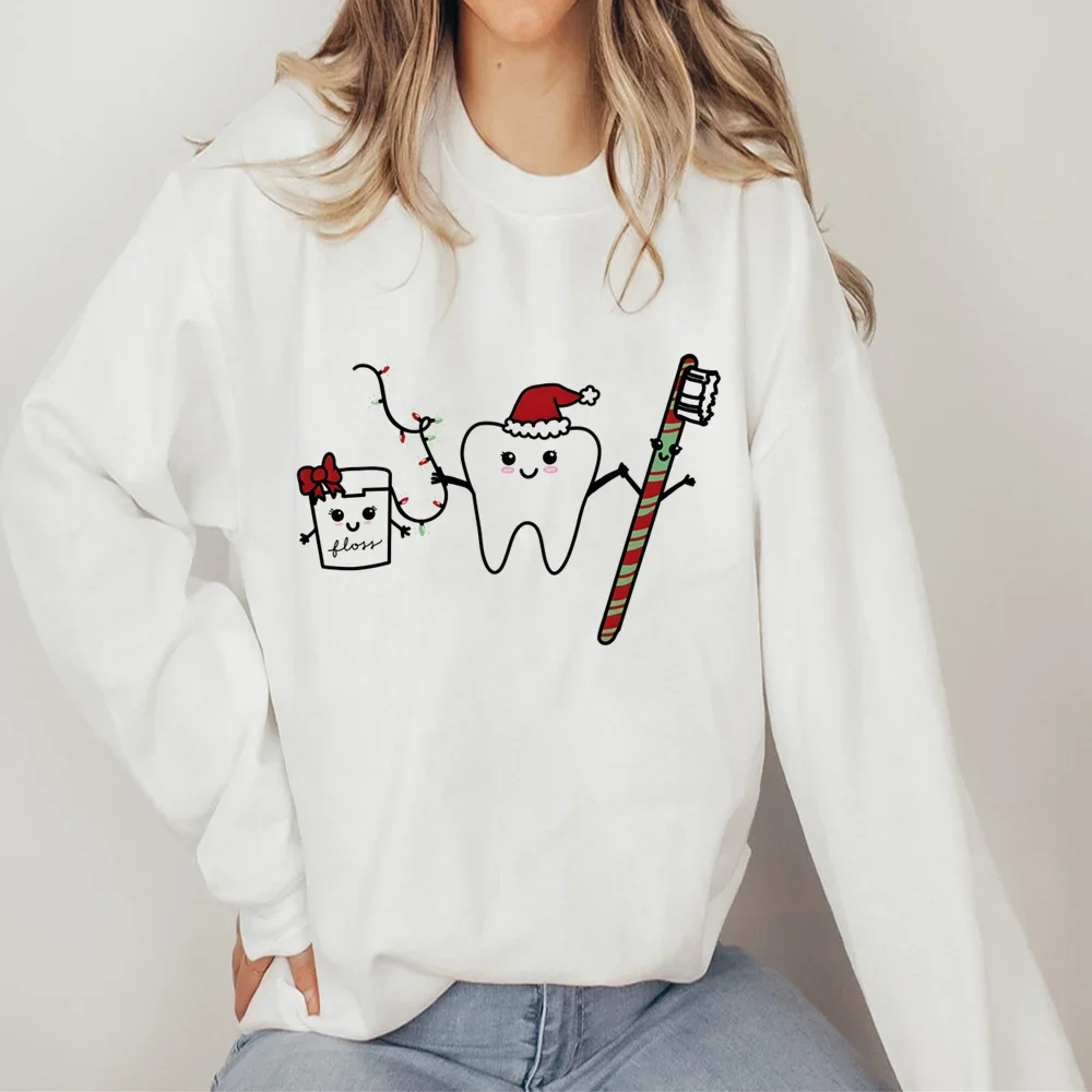 Aesthetic Funny Tooth Dentist Kawaii Hoodie Sweatshirts Women Pullover Harajuku Women\'s Hoodie Casual Fashion Clothes