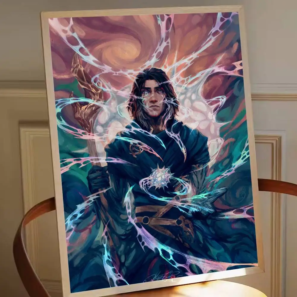 أنيمي غامض فيكتور زر المشارك ذاتية اللصق الفن مقاوم للماء ورقة ملصق مقهى بار غرفة جدار ديكور #6