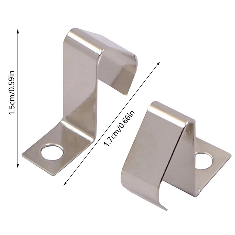 10Pcs 5231 SMT Leaf Spring Battery Contacts for A/AA/CR2/CR123A/9V, Durable PCB Mount