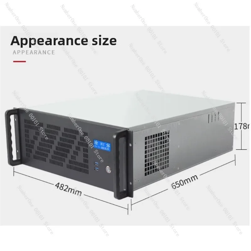 Server Gpu Chassis 4U - 4U Sunucu Kasası, 12 GPU Yuvası,