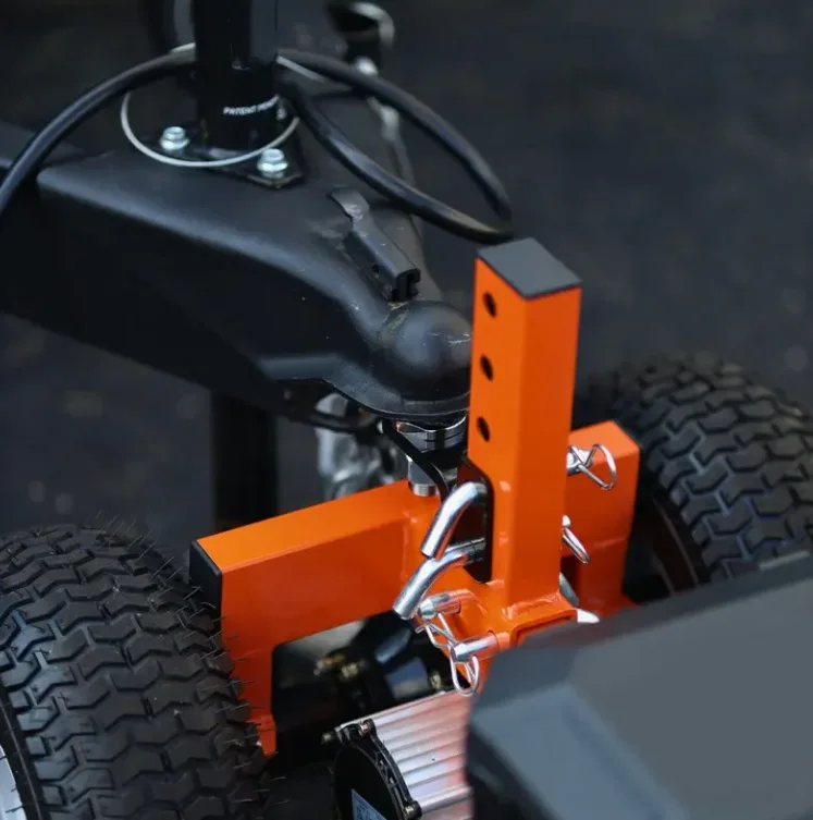 مقطورة كهربائية تجارية دوللي 2 بوصة وصلة كروية جبل 3600 رطل أقصى وزن المقطورة 600 رطل أقصى وزن اللسان تيار مستمر 24 فولت 800 وات 7 أمبير