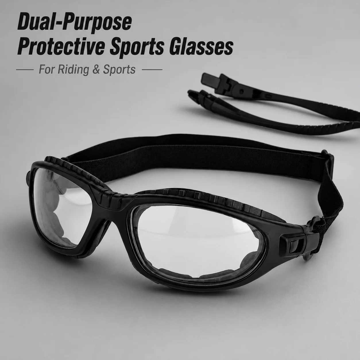 Sports Protective Glasses Anti‑Impact Safety Goggles Removable Foam Padding Eyewear For Cycling Basketball Soccer Outdoor Sports