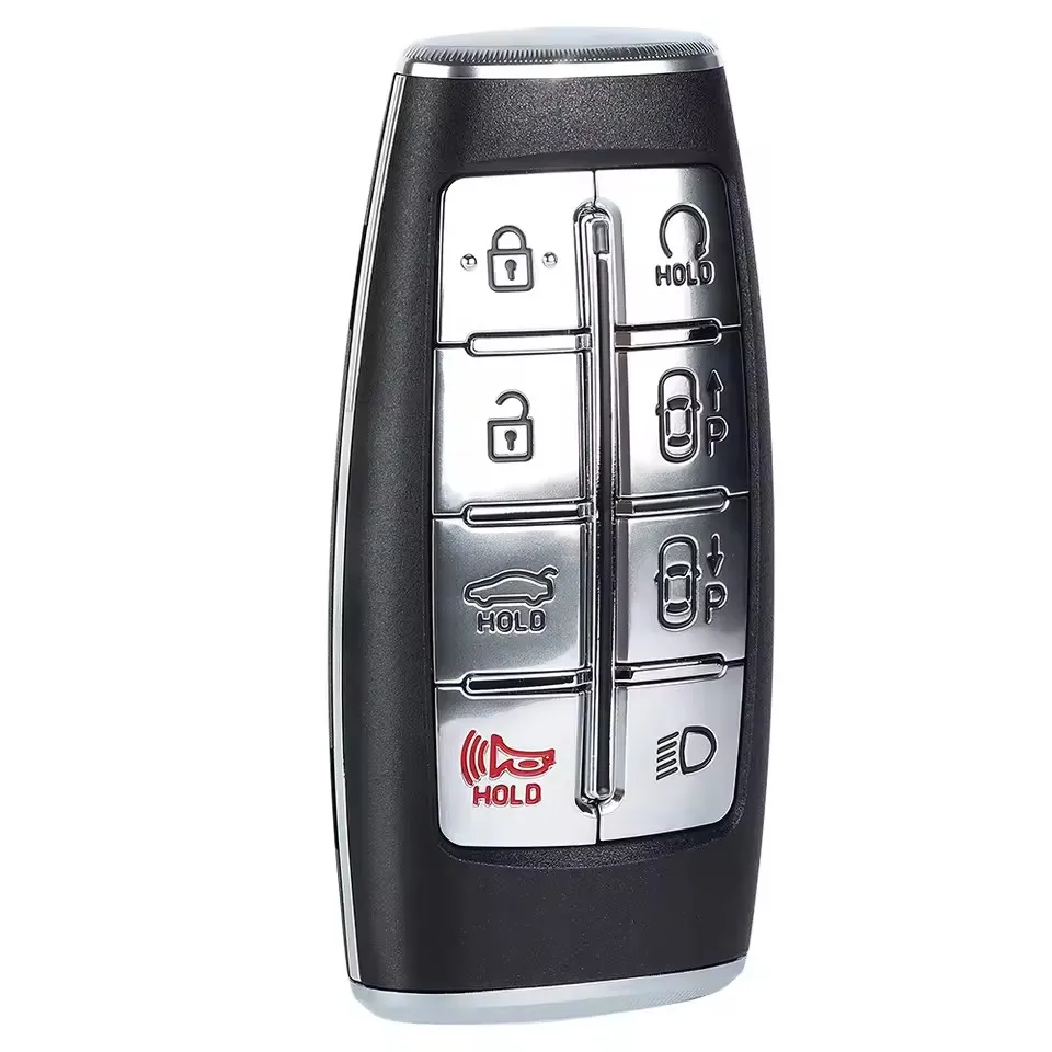 KEYECU 95440-T1210 T1200 Keyless 6/8 Buttons Remote Key For GENESIS GV70 GV80 G80 2021 2022 2023 2024 2025 433MHz ID47 Chip
