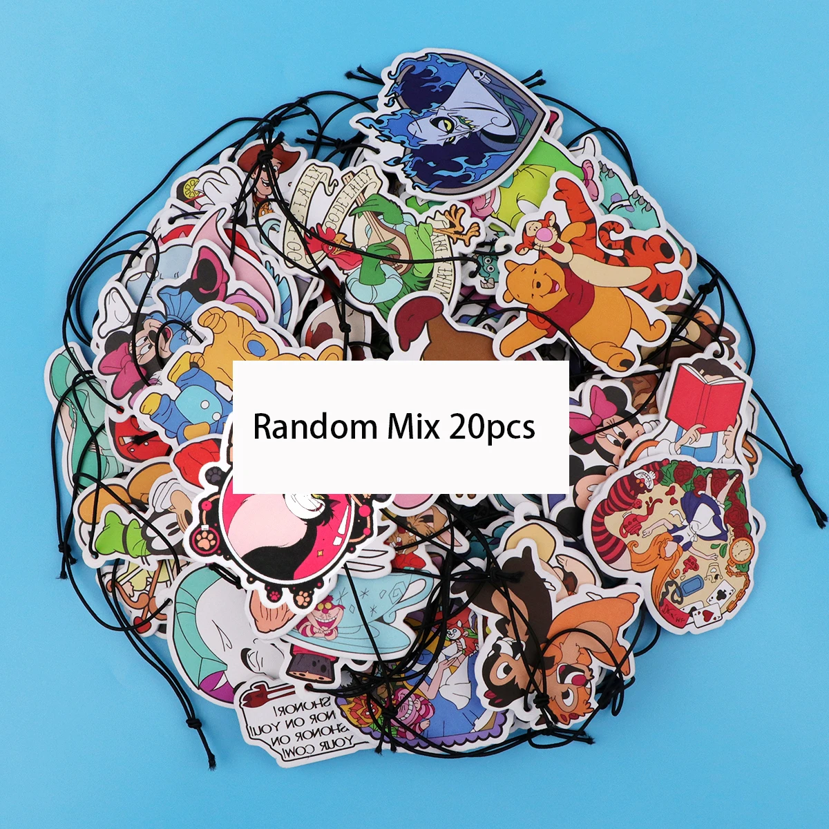 

Random 20pcs/set Cartoon saeries Fragrant Paper Auto Interiors Car Fragrance Cabinet Air Freshener Hangings Solid Perfume Gifts