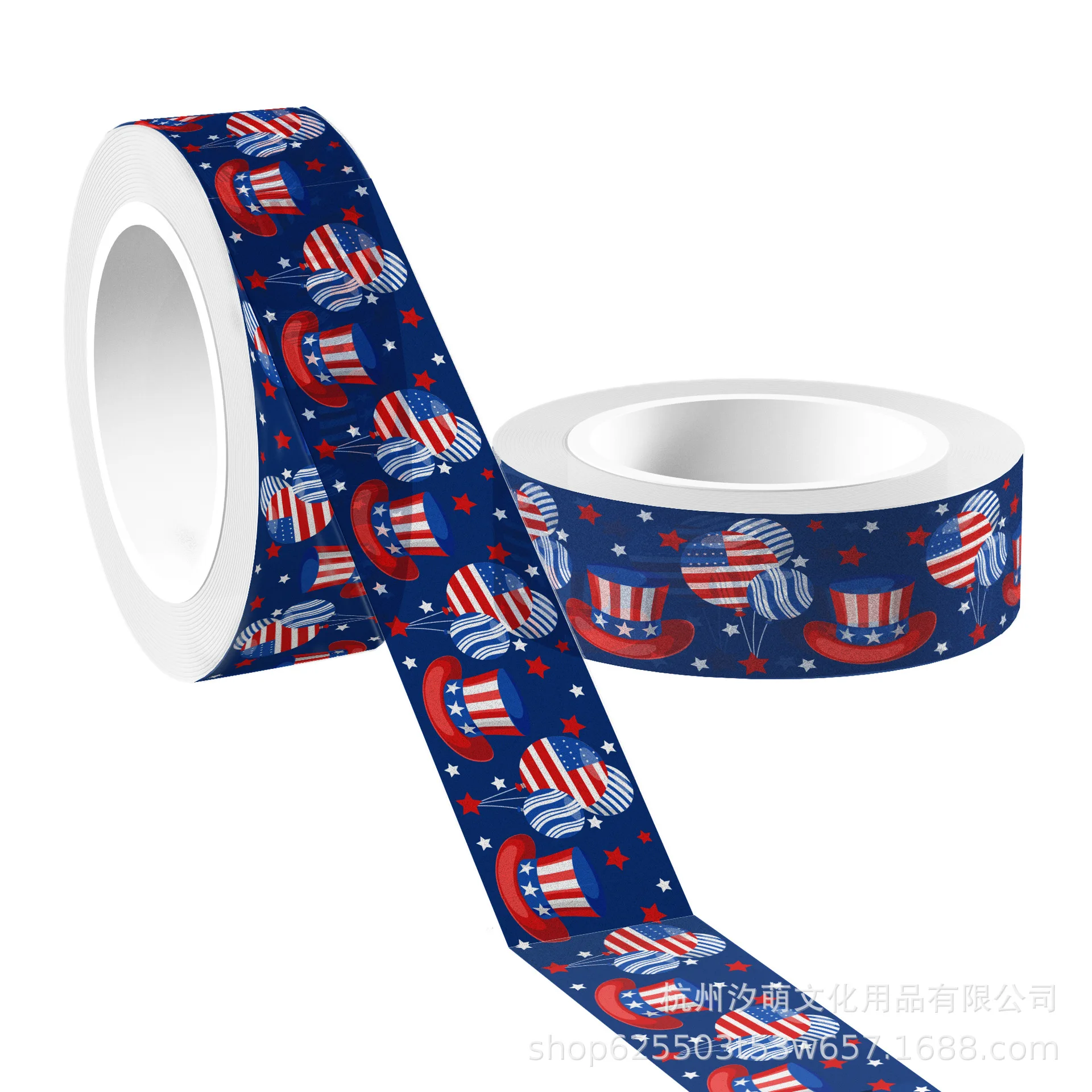 American National Day transparent roll adhesive and paper tape DIY hand account material decoration