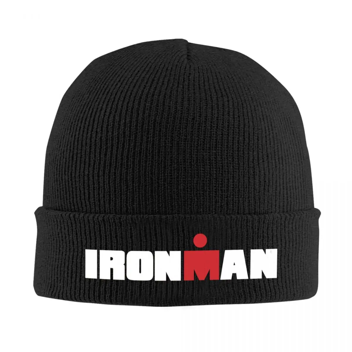 Crazy Endurance Race Triathlon Logo Knitted Hat Beanie Winter Hats Warm Fashion Cap for Men Women Gifts