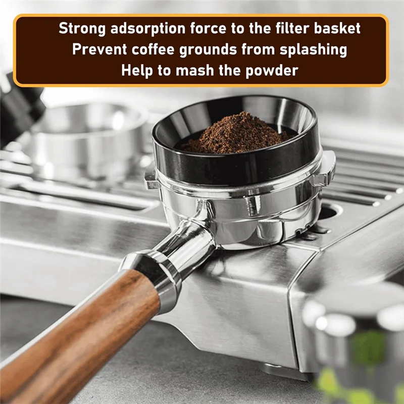 أجهزة المتسوق أدوات WDT شاشة عفريت الإسبريسو - قمع جرعات 54 مم وإبر من الفولاذ المقاوم للصدأ توزيع محرك القهوة T