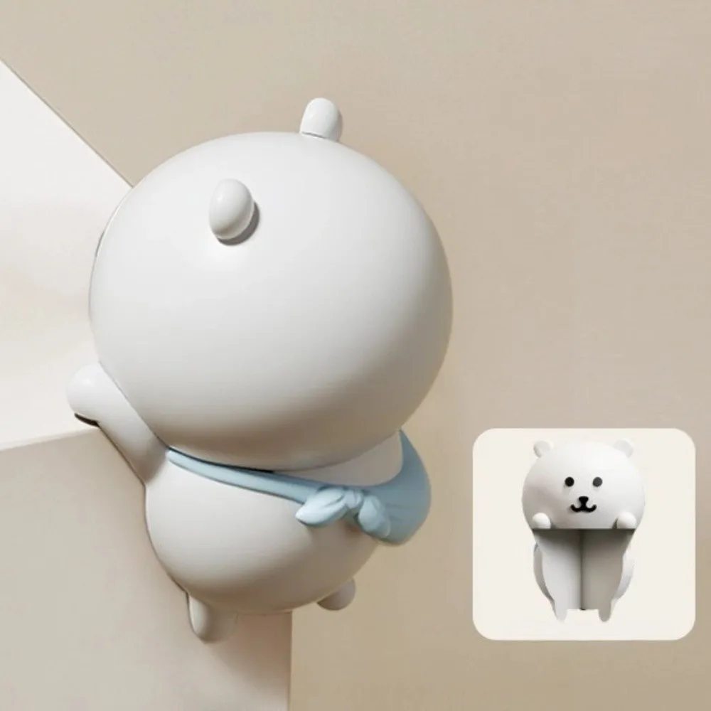 

1/2 шт. милый силиконовый угловой чехол для стола с мультяшным медведем, мягкая защита для краев, самоклеящийся чехол для предотвращения столкновений, домашние гаджеты