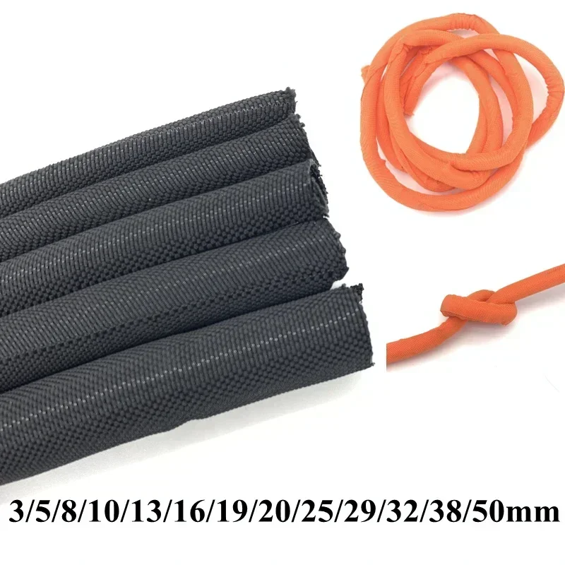 Expandable Braided Cable Sleeve 3~50mm PET Self Closed Sleeving Cable Management Protect The Animal From Biting The Cable Sleeve