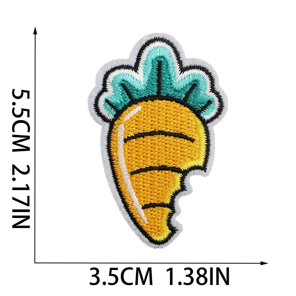 Embroidered Patch Iron On Patches for Clothing Pocket Glasses Clothes Stickers Fabric Sewing Thermal Adhesive Applique Fusible