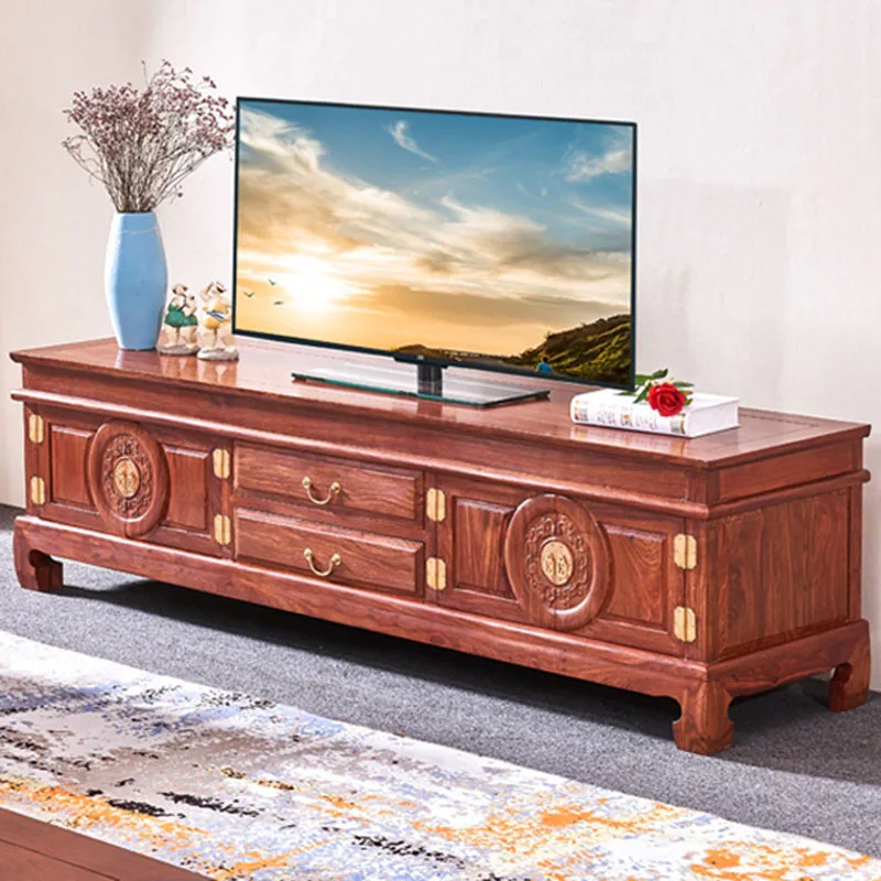 Brown Luxury Vintage Tv Cabinet Drawers Chinese Designer Lounges Tv Cabinet Storage Antique Stojaki Telewizyjne Furniture Home